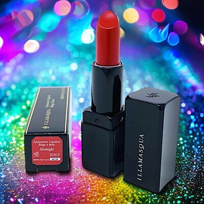 Illamasqua Antimatter Lipstick in Midnight 4.15g 0.15oz Brand New In Box