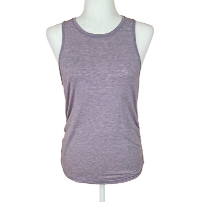 Lululemon Women's Ripple Effect Tank Size 4 (READ) Heathered Dusty Dawn Cinched