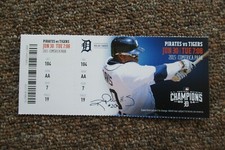 DETROIT TIGERS VS PITTSBURGH PIRATES 6/30/2015 FULL TICKET ~ J.D. MARTINEZ HR