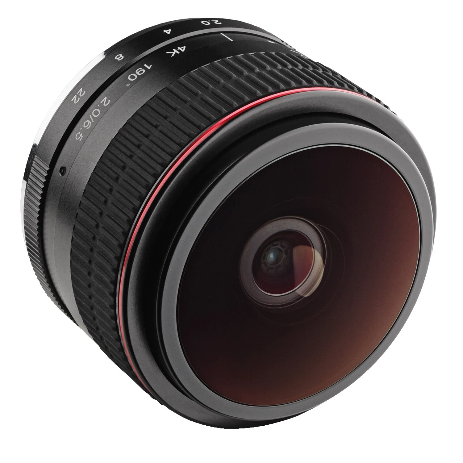 Opteka f/2 Ultra Gran Angular Lentes de cámara