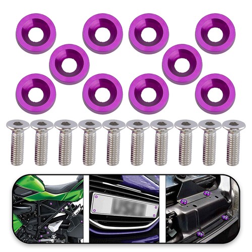 20-Piece Bronze Billet Washer Kit – CNC Aluminum Fender Washers For Engine Bay Dress-Up