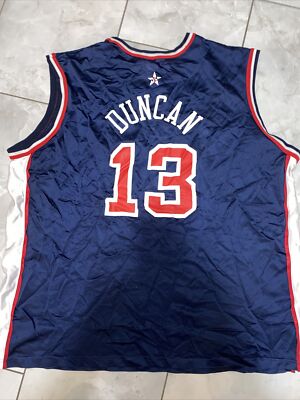 NBA Champion Tim Duncan Team USA Dream Team Olympic Blue #13