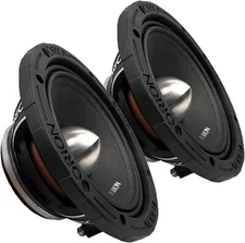 Pair ORION HCCA654NHP 6.5” 1800W 4-Ohm Neodymium Midrange Competition Speakers