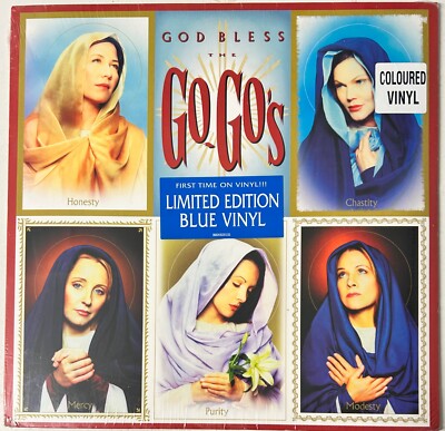 The Go-Go's - God Bless The Go-Go's (Blue Vinyl) New Sealed Damaged Sleeve