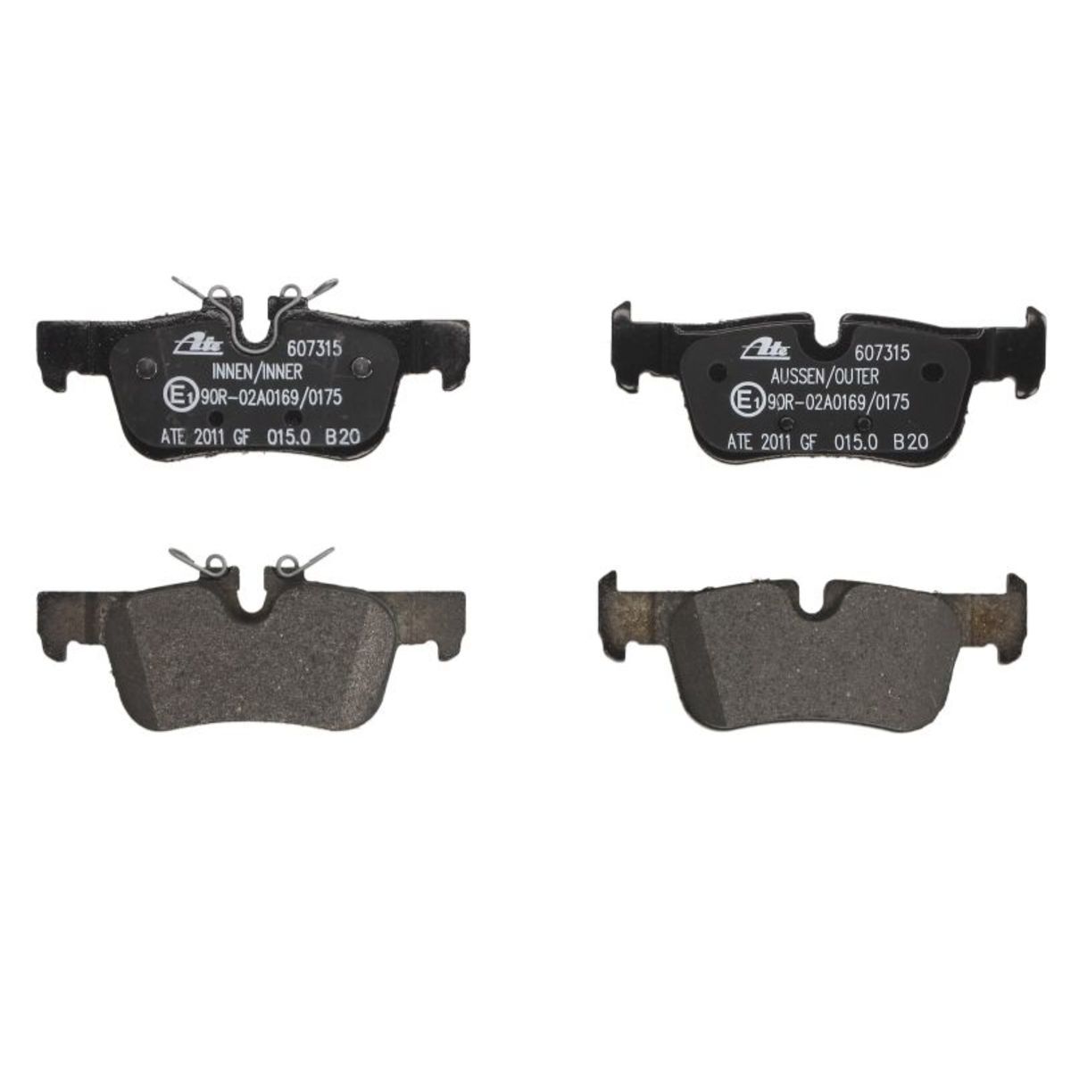 Plaquettes de frein avant pour BMW Série 1 et X1 moteurs 1.5 2.0