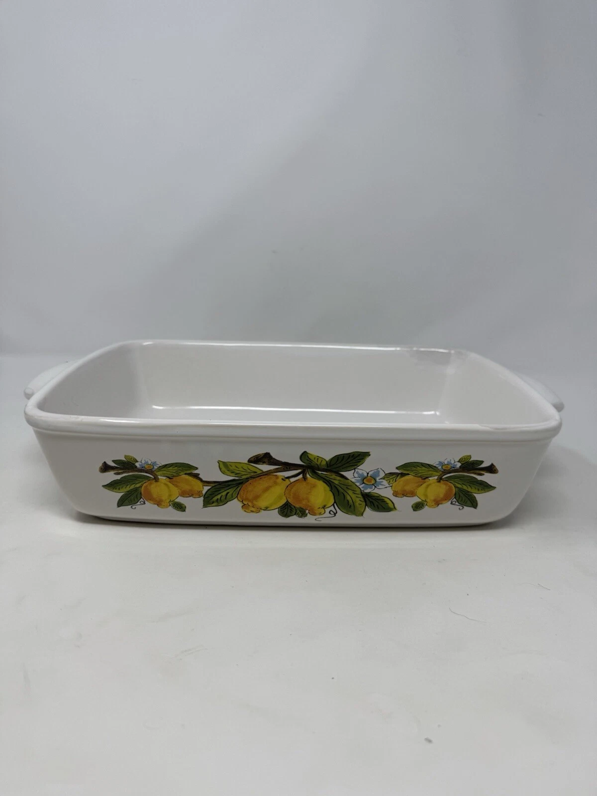 ceramiche noi lemon baking pan new 11x8” caserole pan ceramic VHTF made in italy