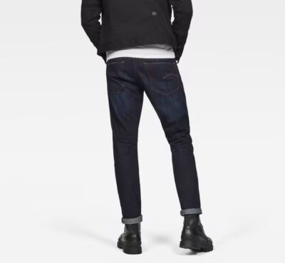 G-STAR Raw Mens W29 L32 3301 Deconstructed Straight Tapered Blue Jeans New  Australia