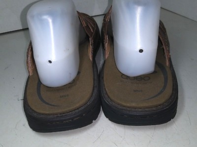 Abeo Brant Cross Brown Leather Sandals Mens Size 8 BM048 | eBay display picture 1