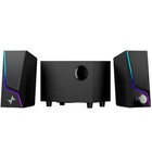  Computer Speakers with Subwoofer, 2.1 Hi-Fi PC Speakers System with 6 