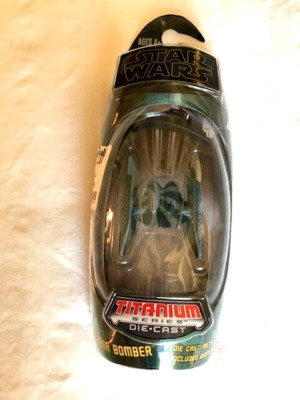 STAR WARS Hasbro Titanium Series HYENA BOMBER Die-Cast NEW Factory Sealed