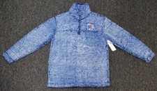 UNIVERSITY OF MEMPHIS ADULT SHERPA ZIP PULLOVER - FROSTY NAVY - UNISEX - MSU