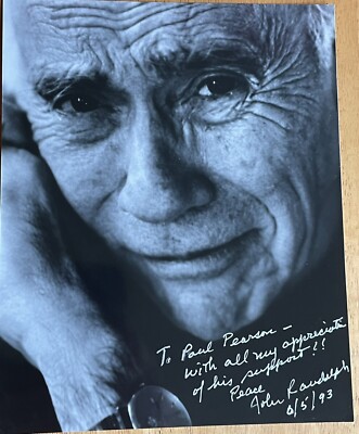 ''Christmas Vacation'' Actor John Randolph Autograph Photo