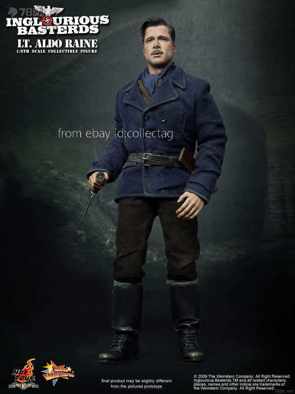 Hot Toys Mms118 1/6 Ingl Urious Basterds Lt.Aldo Raine