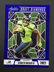 2024 Panini Absolute Football Spectrum Blue Kenneth Walker III #DD-KWR