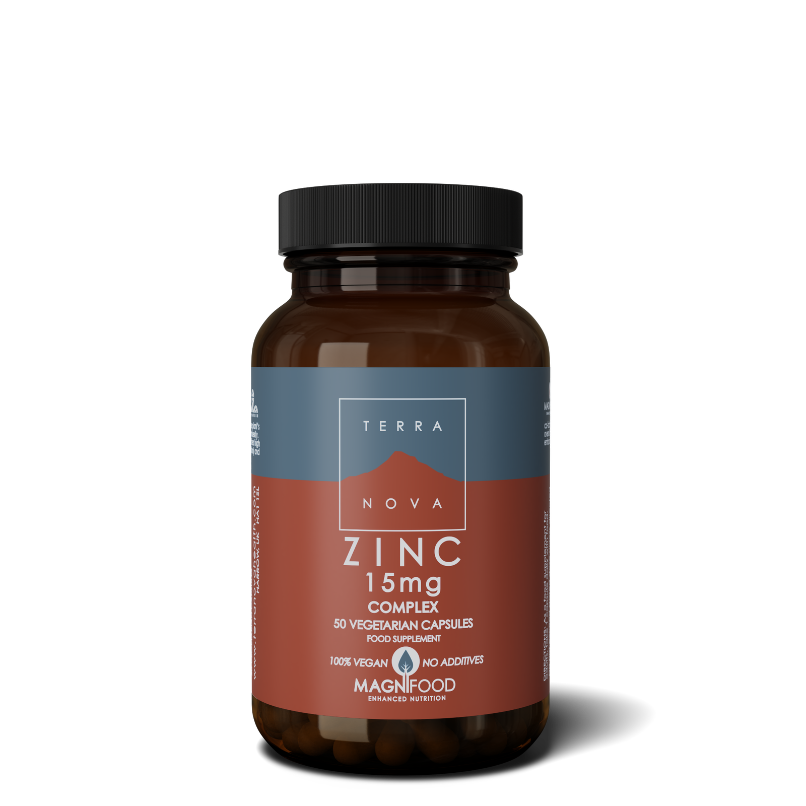 Terranova Zinc 15mg Complex 50 Veg Capsules