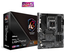 ASRock B650 PG LIGHTNING AM5 Ryzen 7000 AMD B650 DDR5 PCIe 4.0 ATX Motherboard