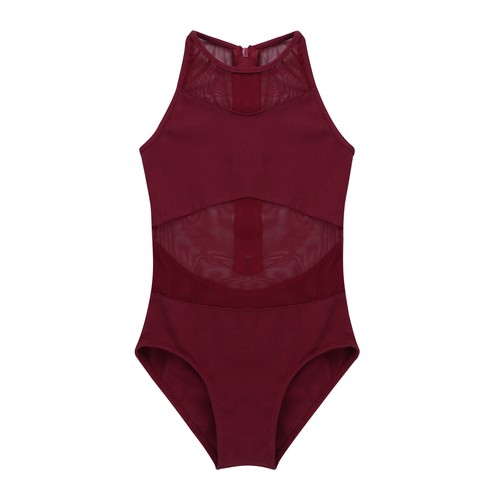 Kids Girls Dancewear Figure Skating Jumpsuit Rhinestones Bodysuit Shiny Leotard - Picture 53 of 56