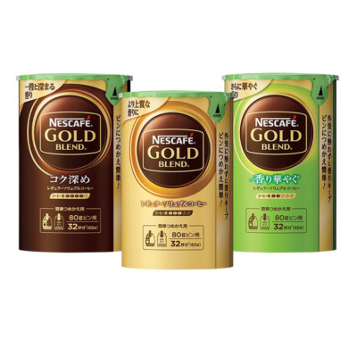 Nescafe Gold Blend Drink Comparison Set [For Barista Refill] 65g x 3