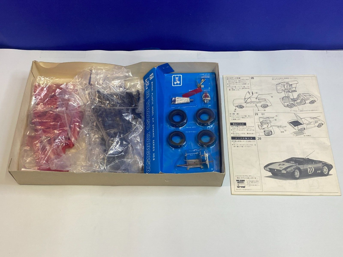 BANDAI 1/20 SCALE DE TOMASO MANGUSTA JAPAN MODEL KIT COMPLETE | eBay