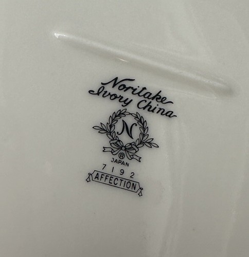 Noritake AFFECTION 11” Oval Serving Platter Ivory China Porcelain 7192 - Picture 5 of 5