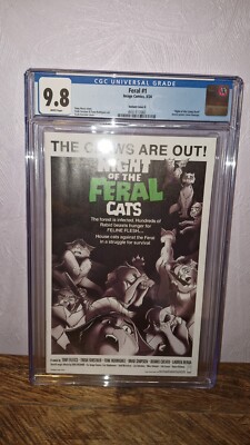 Feral #1 CGC 9.8 NM 1:100 Night of Living Dead  Cover G   Exclusive 