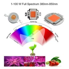 full spectrum led 380-840nm 1w 3w 10w 20w 30w 50w 100w for plant growing light