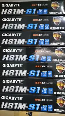 GIGABYTE GA-H81M-S1 Core i7/Core i5/Core i3/Pentium/Celeron LGA 1150 DDR3 M-ATX