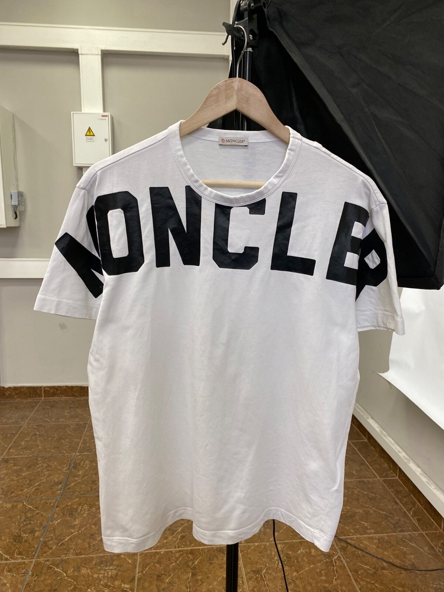 Moncler Maglia T-Shirt Rare size S color White | eBay
