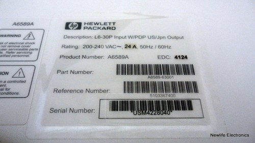 HP A6589-63001 Power Trust II MR L6-30P 240V power Distribution Panel - Picture 4 of 6