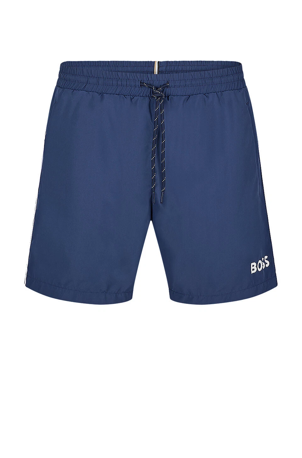 Hugo Boss Starfish Swim Shorts Dark Blue Leg Logo Quick Dry Size S BNWT