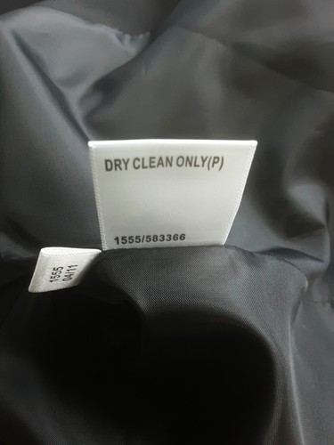 Dotti Size 12 Black Lined Satin Collar Single Button Career Staple Jacket - Picture 10 of 12