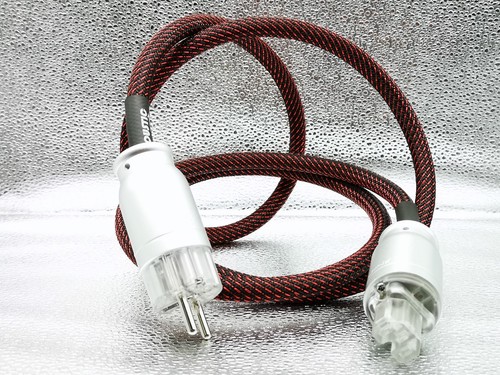 HiFi EU Mains 7n Copper Power Cable Cord Europ Schuko IEC Rhodium Plug Hi end - Picture 5 of 10