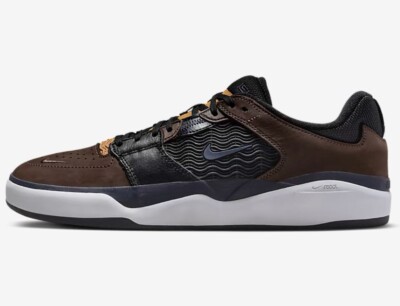 Nike SB Ishod Mens 11.5 Premium Skate Shoes Brown Black React Sole FD1144-200 s-l400.jpg main image 2