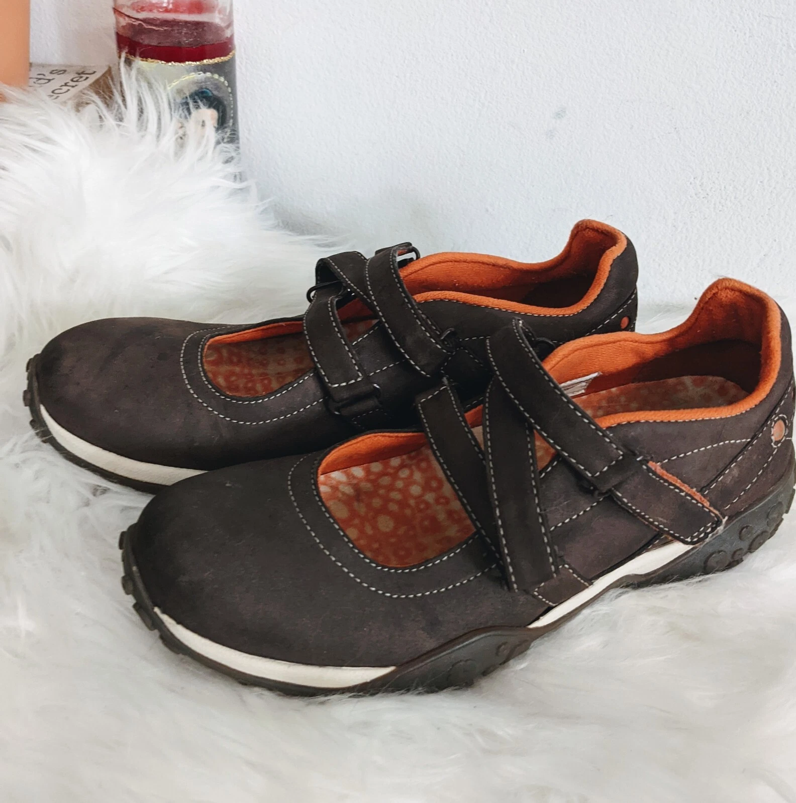 Sandali da trekking Timberland marroni in pelle scamosciata eleganti comodi Mary Jane 6 5