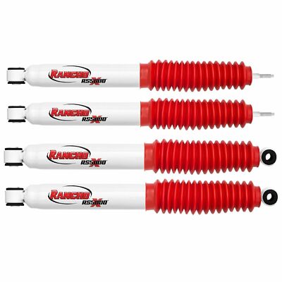 Rancho Front & Rear RS5000X Shock Absorbers for Ford F-250 F-350 Super Duty 4WD