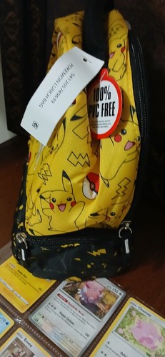 Pokemon Pikachu Thermoskanne Dual Compartment LunchBox Tasche Neu mit Etikett + BONUSKARTEN - Bild 7 von 15