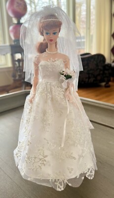 Barbie Bride Red Hair 1958 1993 Vintage REPRODUCTION Of Wedding Day