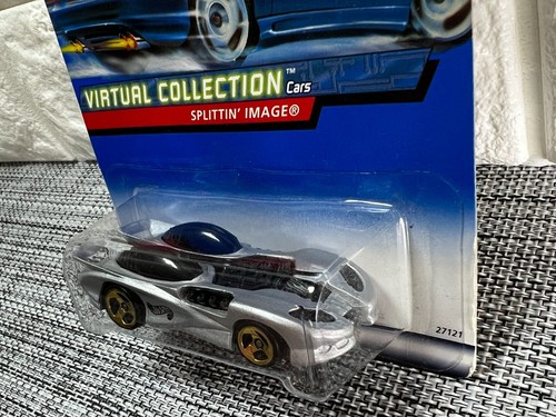 Hot Wheels Virtual Collection Cars Splittin' Image 2000 #155 Silver - Picture 3 of 4