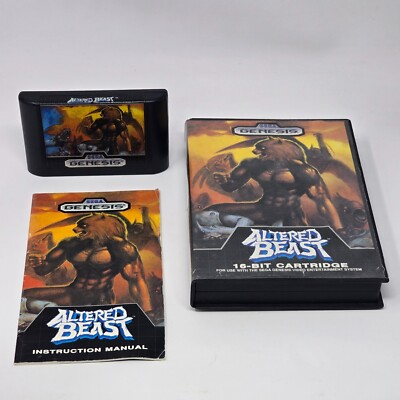 #ad Altered Beast Sega Genesis CIB COMPLETE amp; TESTED $37.95