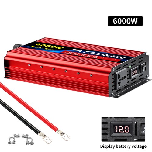 7000W Car Power Inverter DC 24V to AC 220V 50HZ Pure Sine Wave Converter - Picture 7 of 14