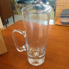 Spectrum by The Toscany Collection LG Glass Direction Jug/Pitcher Poland 11"tall