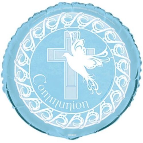 Communion Christening Confirmation Party Balloons Foil Helium Latex Boy Girl - Picture 6 of 20