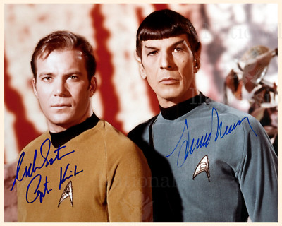 Star Trek Original 1960's Autographed 8x10 Photo Kirk Spock REPRINT | eBay