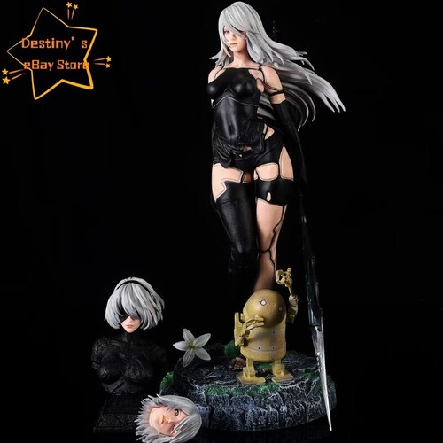 3 Cabezas con Caja Estatua NieR:Automata YoRHa No. Figura PVC Tipo B 18 pulgadas 2B Regalo - Imagen 11 de 14