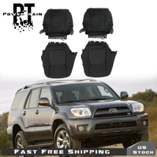Driver Passenger Bottom Top Seat Cover Black Leather For Toyota 4Runner 03-2009