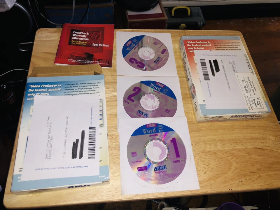 Bundle of Video Professor Complete CD-Rom Software Set - "Learn Word & Internet" - Image 4 of 4