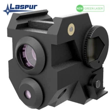 LASPUR Tactical Green Laser Sight Light Combo rechargeable battery for Pistol