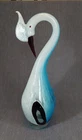Vintage Large Murano Art Glass Heron Bird Sculpture, 15.5”