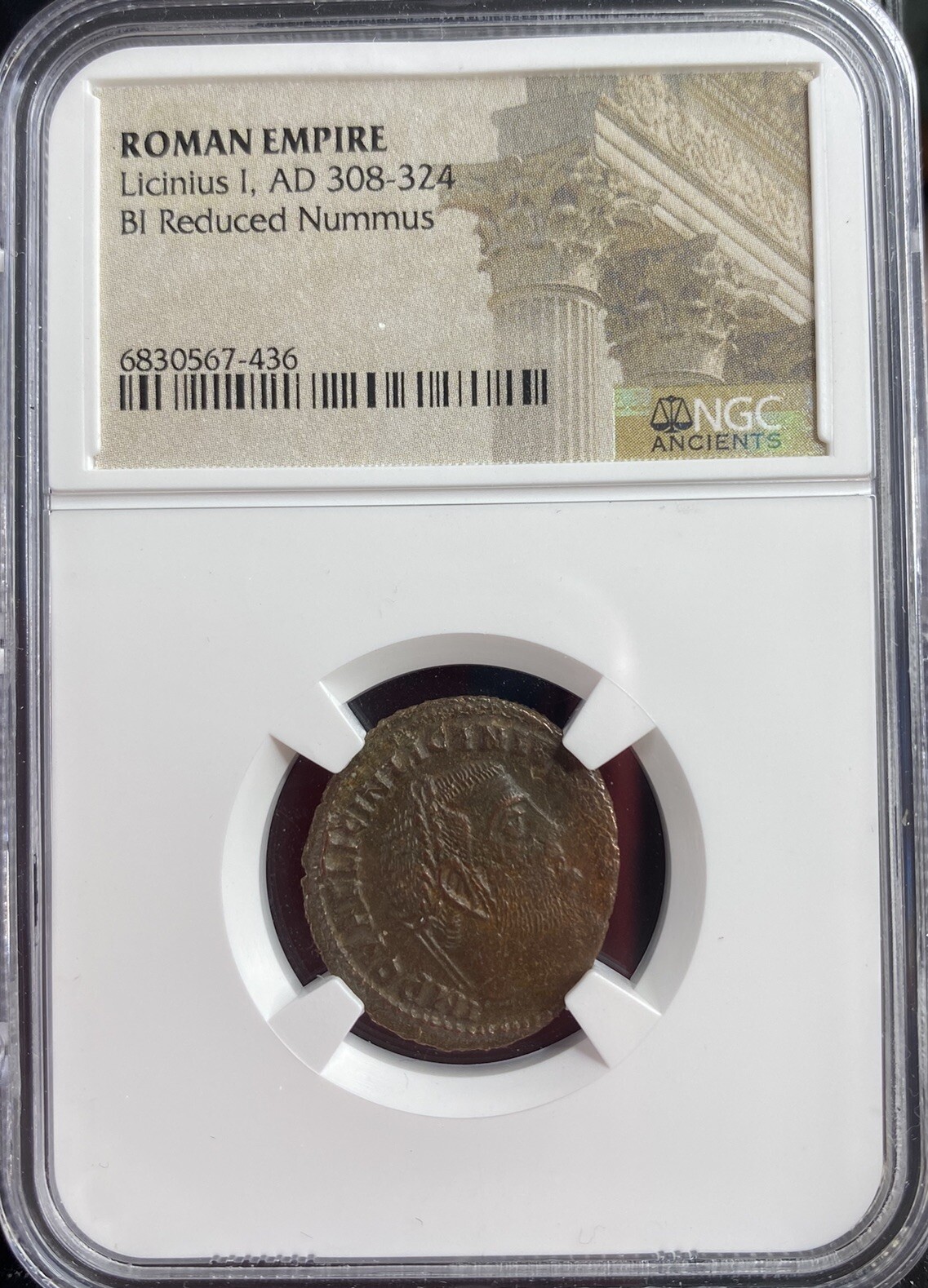 Genuine NGC Certified Ancient Roman Coin Emperor Licinius I 308-324 AD Nummus