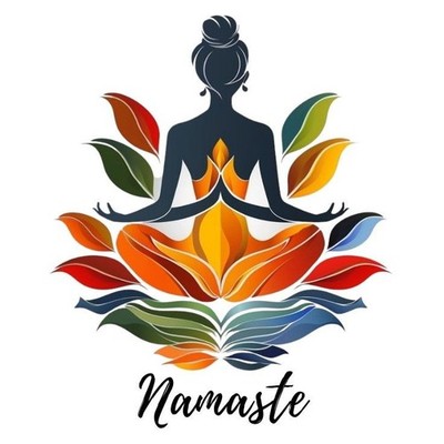 Namaste Yoga Fitnes Pilates Tortenaufleger  Essbaren Geburtstag  Fondant Oplatek